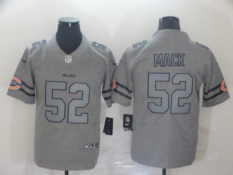 Men Chicago Bears #52 Mack Grey Retro Nike NFL Jerseys->oakland raiders->NFL Jersey